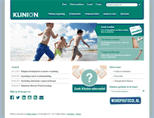 Tablet Screenshot of klinion.nl